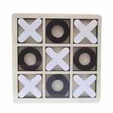 Tiny Trend Montessori Wooden Tic Tac Toe Game | Strategy Board Game for Toddlers | Screen-Free Play
