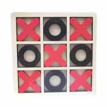 Tiny Trend Montessori Wooden Tic Tac Toe Game | Strategy Board Game for Toddlers | Screen-Free Play
