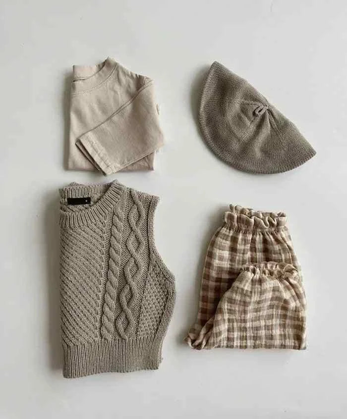 Tiny Trend Soft Print Baby & Toddler Pants | Cotton-Linen Blend