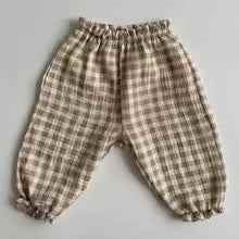 Tiny Trend Soft Print Baby & Toddler Pants | Cotton-Linen Blend