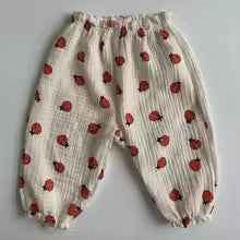 Tiny Trend Soft Print Baby & Toddler Pants | Cotton-Linen Blend