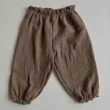 Tiny Trend Soft Print Baby & Toddler Pants | Cotton-Linen Blend