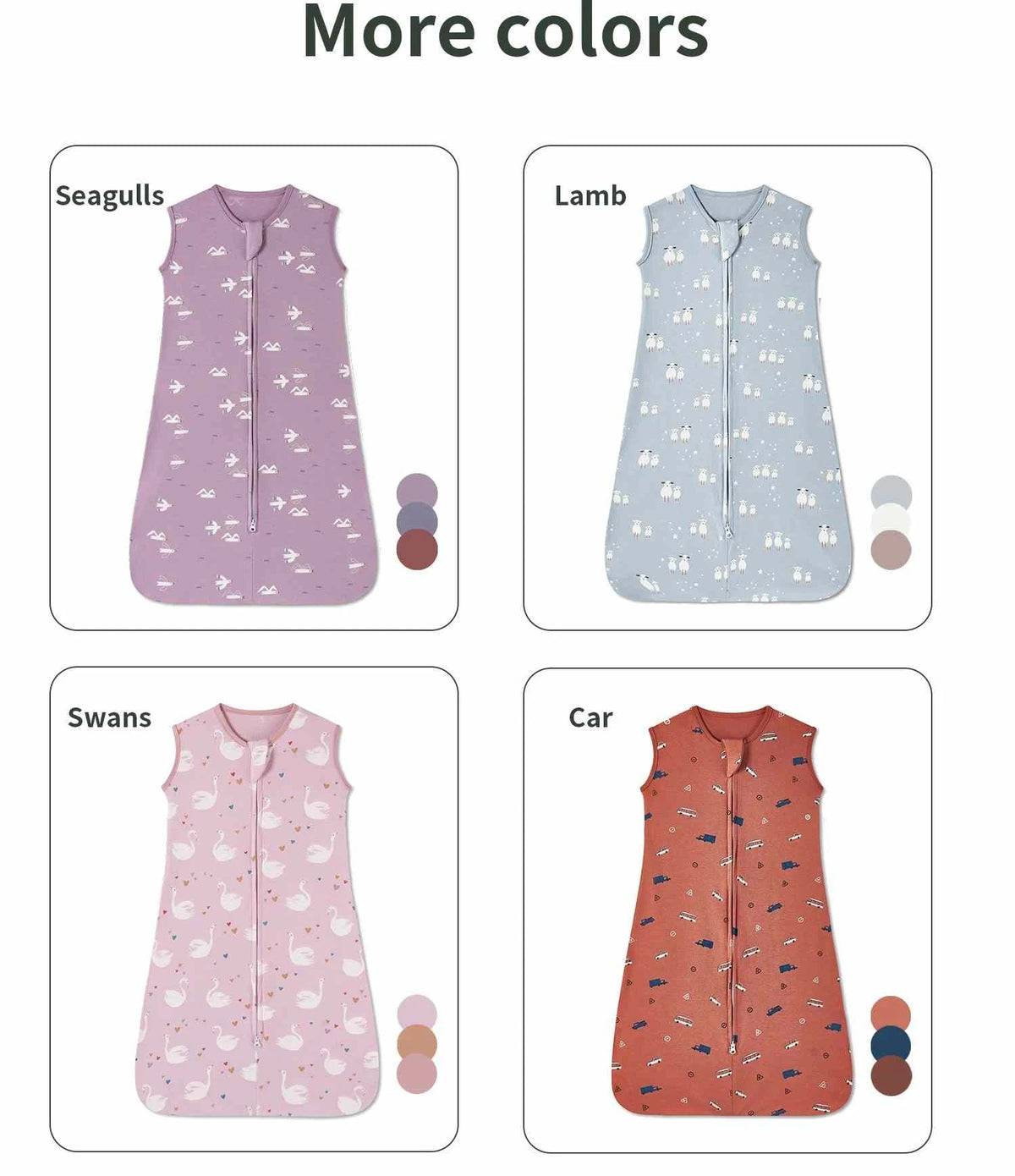 Tiny Trend Cotton Baby Sleep Sack | Sleeveless Wearable Blanket | Two-Way Zipper | Ages 1–3Y