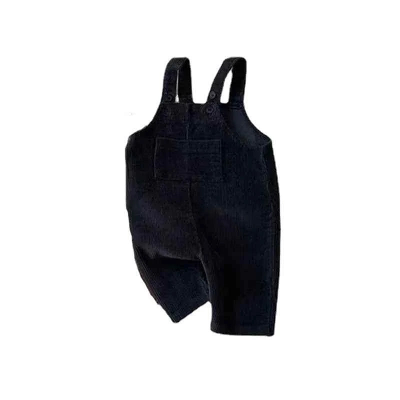 Tiny Trend Corduroy Suspender Romper for Toddlers | Unisex | Sizes 6m-24m