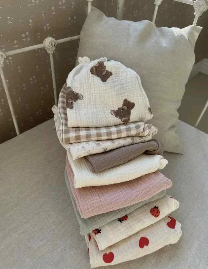 Tiny Trend Soft Print Baby & Toddler Pants | Cotton-Linen Blend
