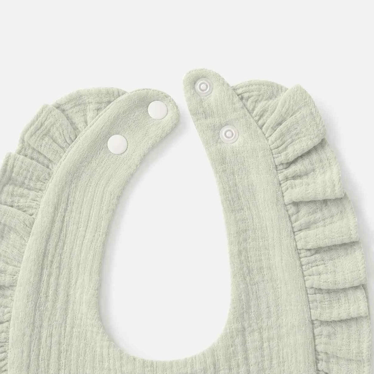 Tiny Trend Baby Lace Bibs Set of 7 | Soft Absorbent Polyester | Adjustable Snap | Ages 1–3Y