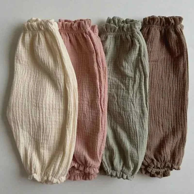 Tiny Trend Soft Print Baby & Toddler Pants | Cotton-Linen Blend