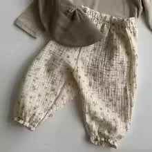 Tiny Trend Soft Print Baby & Toddler Pants | Cotton-Linen Blend