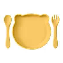 Tiny Trend Silicone Suction Baby Feeding Dishes | Non-Slip Toddler Plates | BPA-Free
