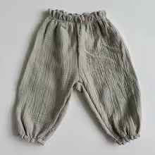 Tiny Trend Soft Print Baby & Toddler Pants | Cotton-Linen Blend