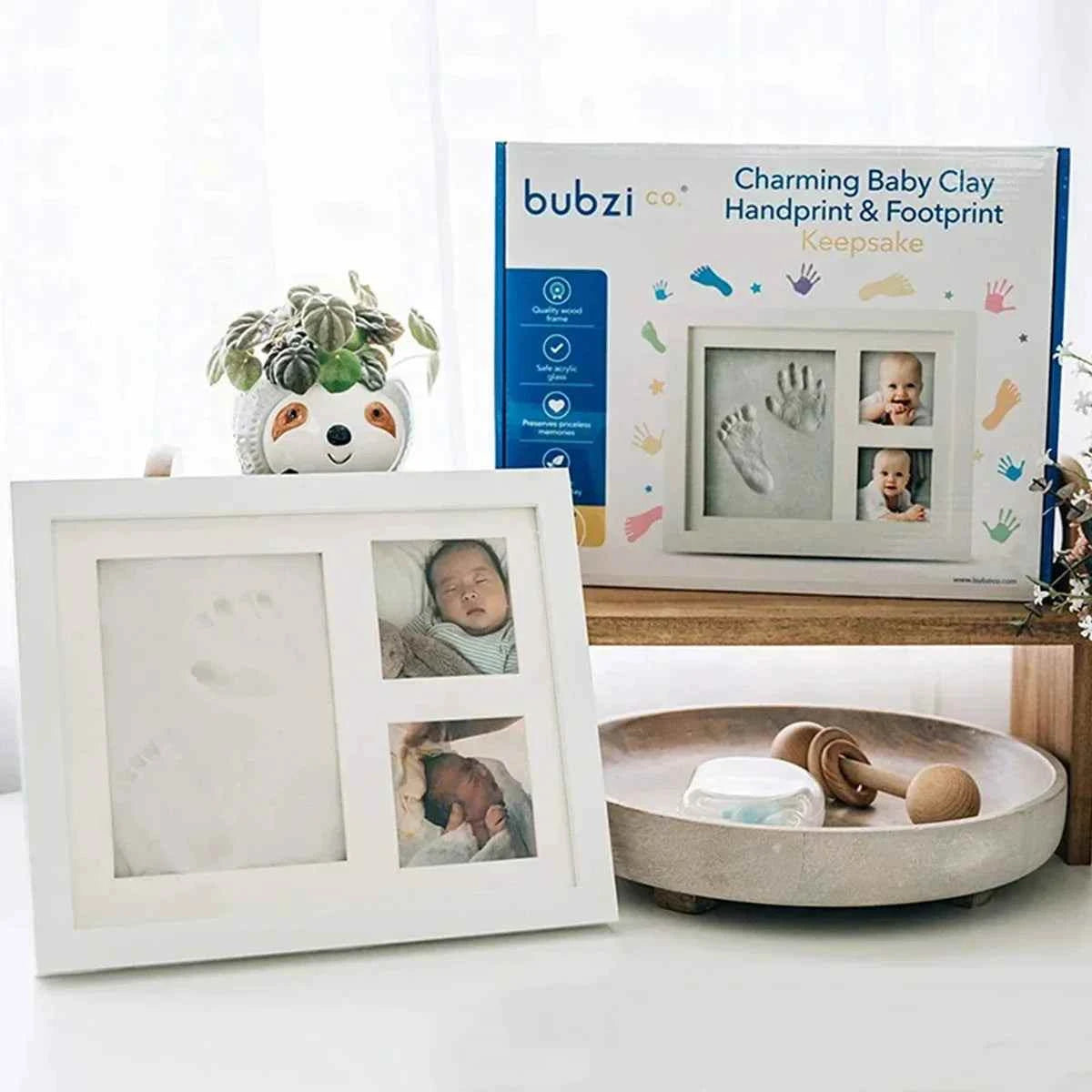DIY Baby Print Keepsake Frame