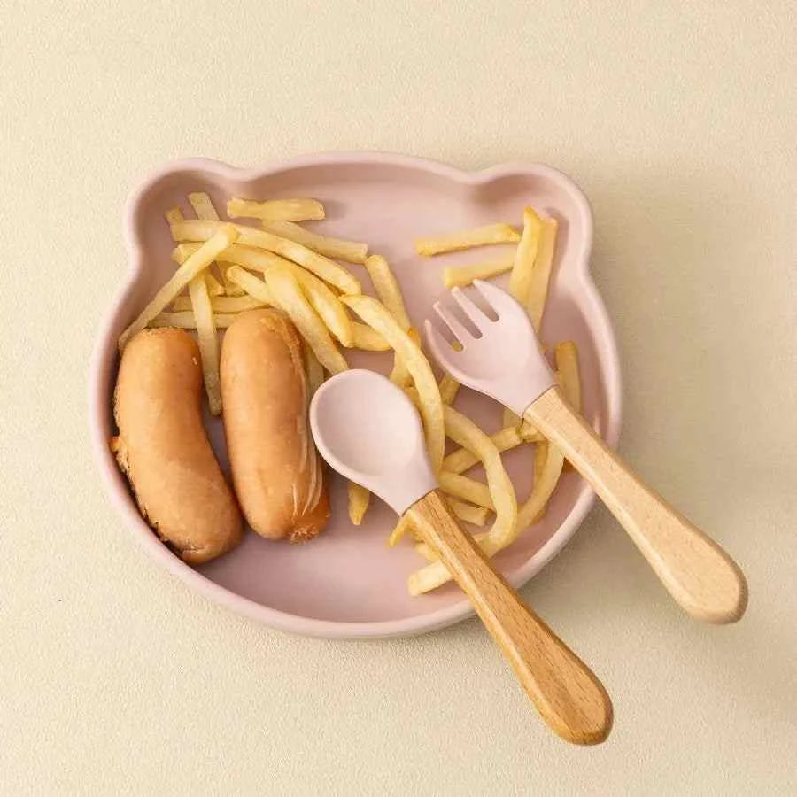 Silicone Suction Baby Feeding Set