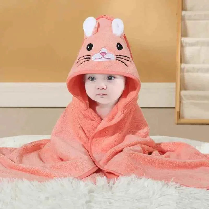 Quick-Dry Baby Hooded Towel
